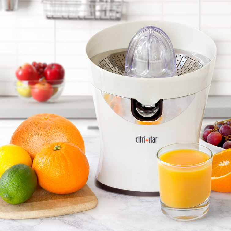 Electric citrus juicer on sale press